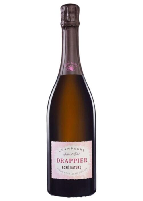 Champagne Brut Nature Rosé Drappier